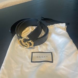 Black Gucci Belt